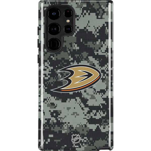 NHL Anaheim Ducks Camo Galaxy S25 Ultra Impact Case
